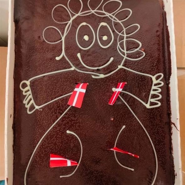 Chokoladekage Kageperson