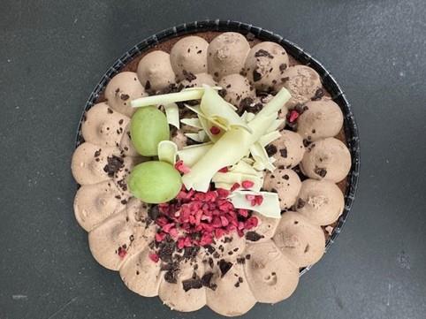 Chokolademousse kage