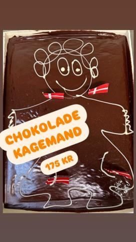 Chokoladekage Kageperson