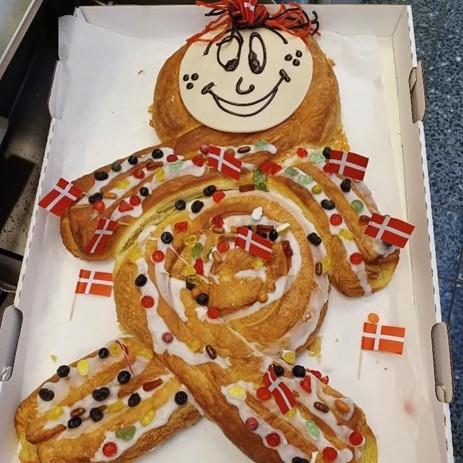 Kageperson wienerbrød 20 pers.