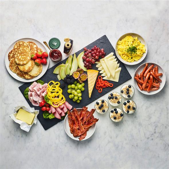 Delikatessens brunch menu